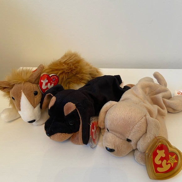Ty Plush Trio - Cassie, Doby, and Fetch - Picture 1 of 8